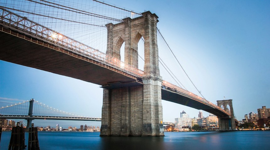 The Brooklyn Bridge in New York City