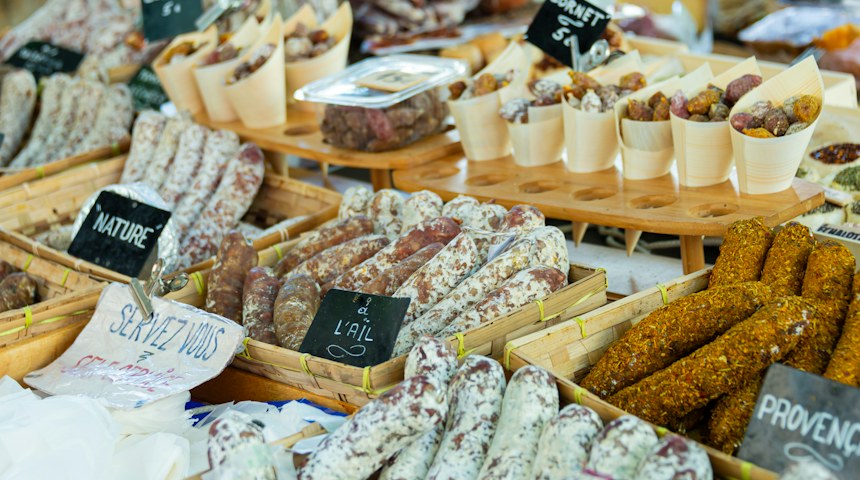 Fresh produce at a Provencal market