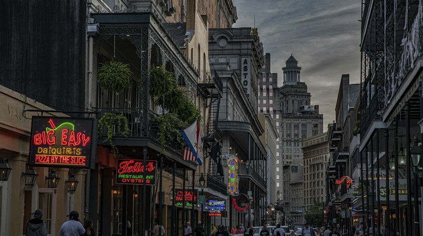 Street in the French Quarter of New Orleans